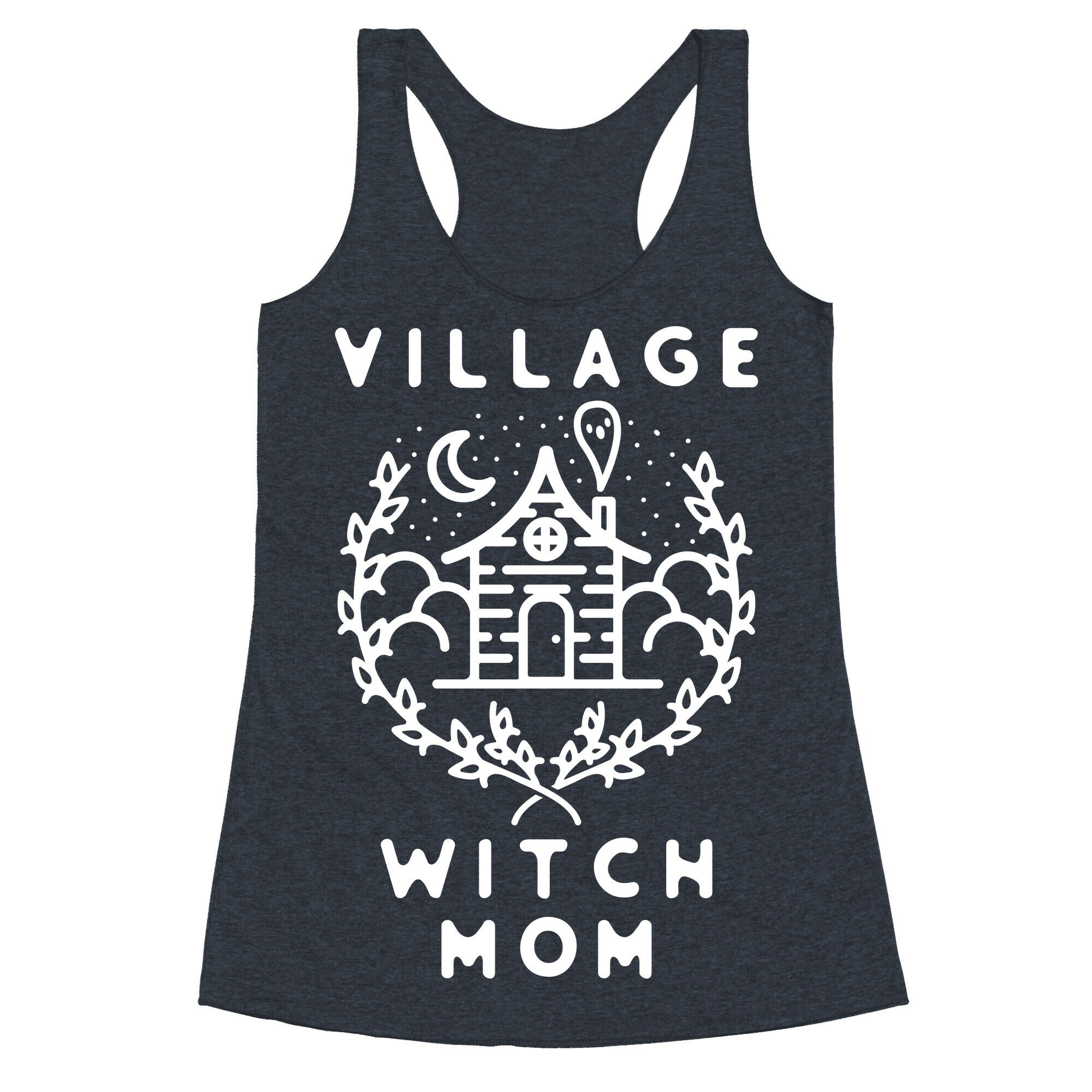 Village Witch Mom Racerback Tank